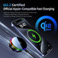 Magnetic wireless car charger holder with cooling plate and illuminated charging ring