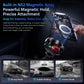 Magnetic wireless car charger holder with snap-on N52 magnet array detail