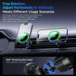 Magnetic wireless car charger with 360° rotating air vent holder and cooling plate