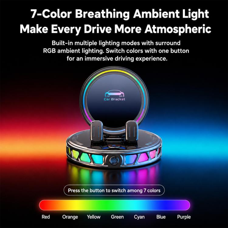 Car Dashboard Automatic Locking Wireless Charger Phone Holder, S32 Pro