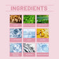 SOUTH MOON bladder support patch ingredient panel with labeled natural components