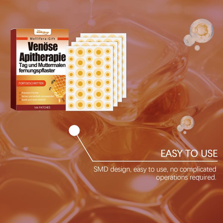 Skin hydrating care patches set with round adhesive patch sheets in packaging