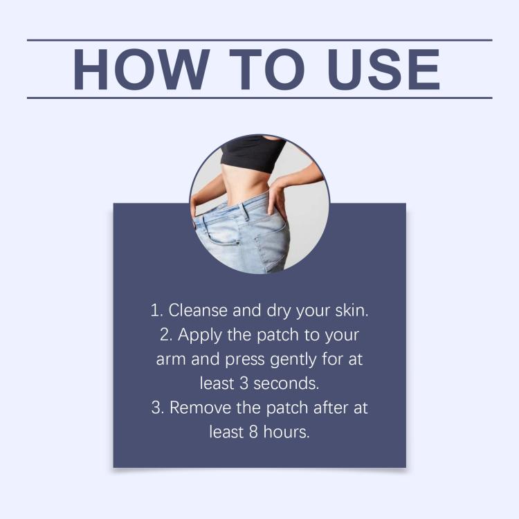 How-to-use guide for NAD+ patches with steps for cleansing and applying
