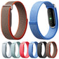Nylon Braided Hook and Loop Fastener Watch Band, For Google Fitbit Air
