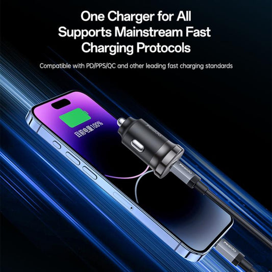 Yesido Y74 PD30W Single USB-C / Type-C Mini Car Charger, Y74