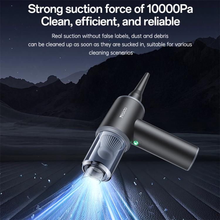 Cordless handheld vacuum cleaner with transparent dust chamber and illuminated airflow outlet