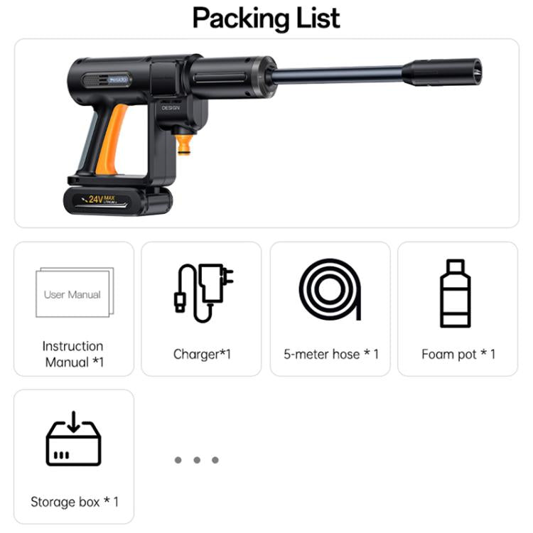 Yesido VC18 Cordless Handheld High-Pressure Car Washer