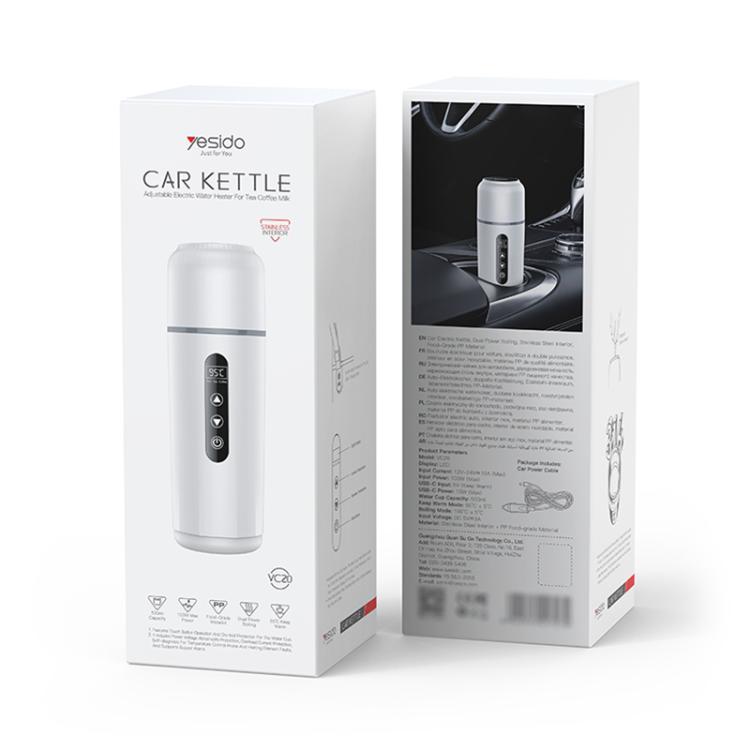 Yesido VC20 500ml Smart Car Used Electric Heating Water Cup