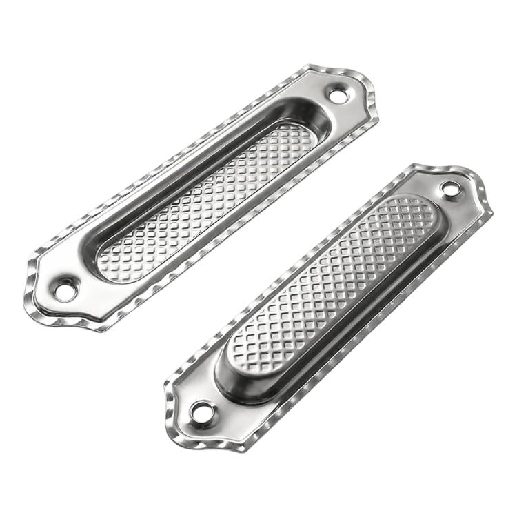Stainless Steel Recessed Flush Pull Handle for Sliding Doors, Cabinets and Drawers, Small, Medium, Large