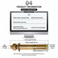 Expansion bolt with sleeve and measurements, zinc-plated finish