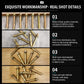 Zinc-plated expansion bolts assortment with hex heads and threaded sleeves