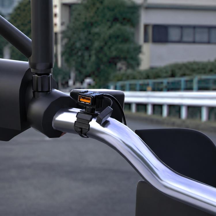 Motorcycle SAE Single USB Port Fast Charging Charger