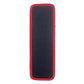 Magnetic tool storage pad, long size, red border with dark textured surface