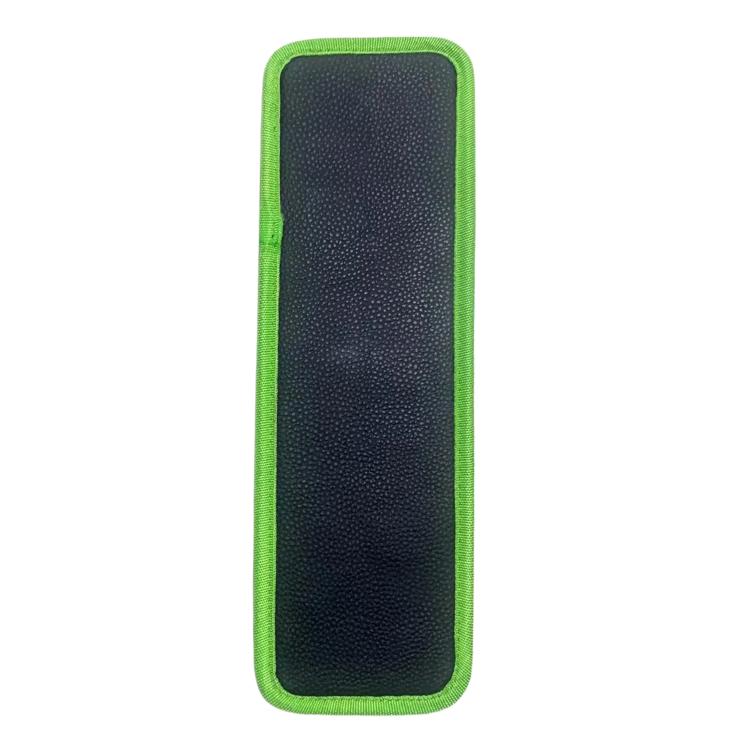 Green magnetic tools storage pad, rectangular with black inner and green border.