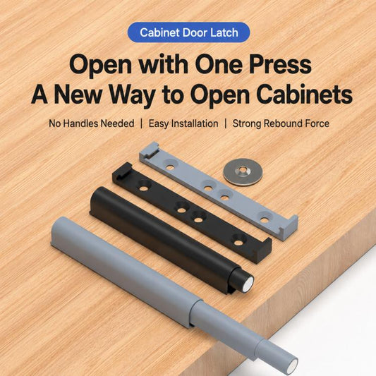 Slim Design Cabinet Door Rebound Catch, Furniture Hardware Accessories