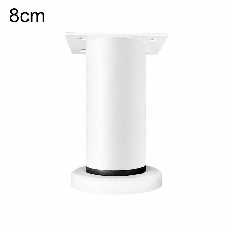 Height-Adjustable Furniture Support Legs with Round Base for Sofas and Coffee Tables, 8CM, 12CM, 18CM, 25CM