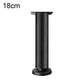 Height-Adjustable Furniture Support Legs with Round Base for Sofas and Coffee Tables, 8CM, 12CM, 18CM, 25CM