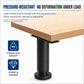 Height-Adjustable Furniture Support Legs with Round Base for Sofas and Coffee Tables, 8CM, 12CM, 18CM, 25CM