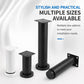 Height-Adjustable Furniture Support Legs with Round Base for Sofas and Coffee Tables, 8CM, 12CM, 18CM, 25CM