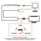 Car Waterproof HD Infrared Night Vision Backup Camera US Standard License Plate Frame