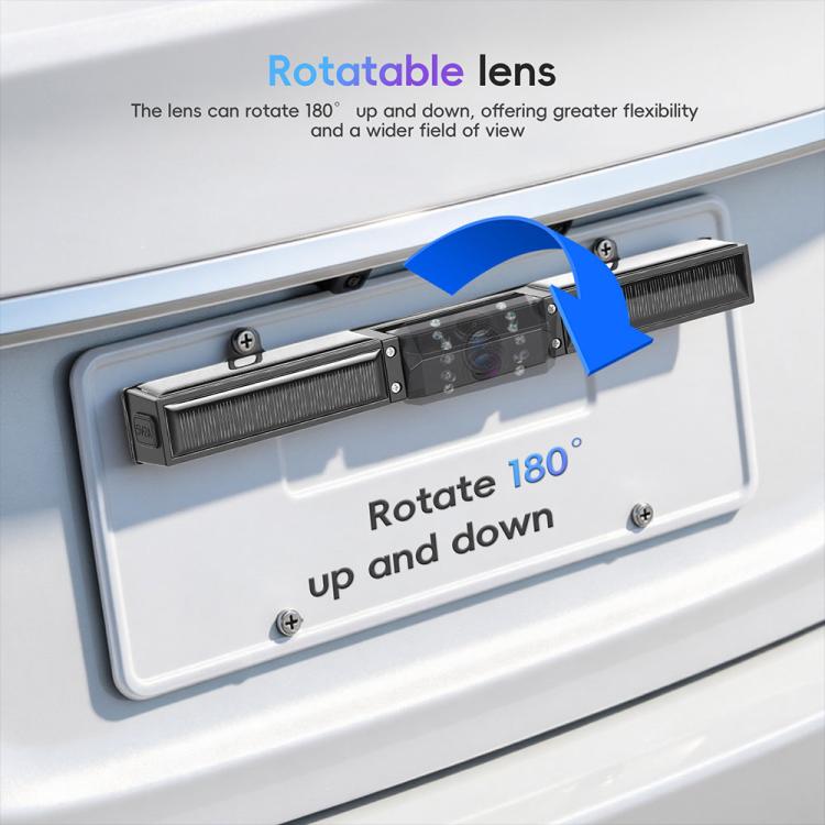 5 inch Trucks Solar Powered Wireless Digital HD Backup Camera System