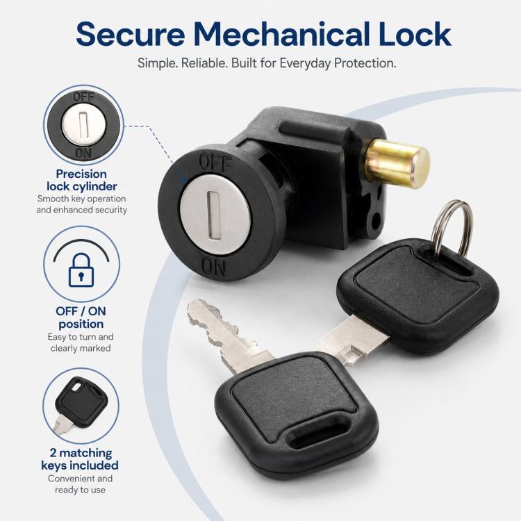 Lithium ion Battery Box Mechanical Lock