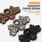 Butterfly-Shaped Furniture Metal Pull Handles Door Handles with Mounting Screws