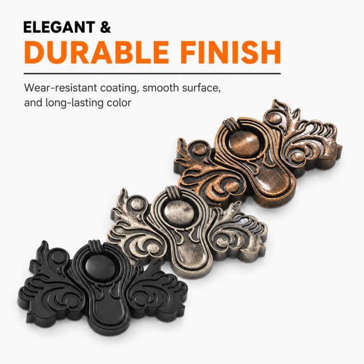 Butterfly-Shaped Furniture Metal Pull Handles Door Handles with Mounting Screws