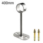Stainless steel flange-mount bracket for 32mm drying rod, 400mm height, with screws