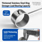 Thickened stainless steel hanging ring bracket for 32mm round rod, load-bearing