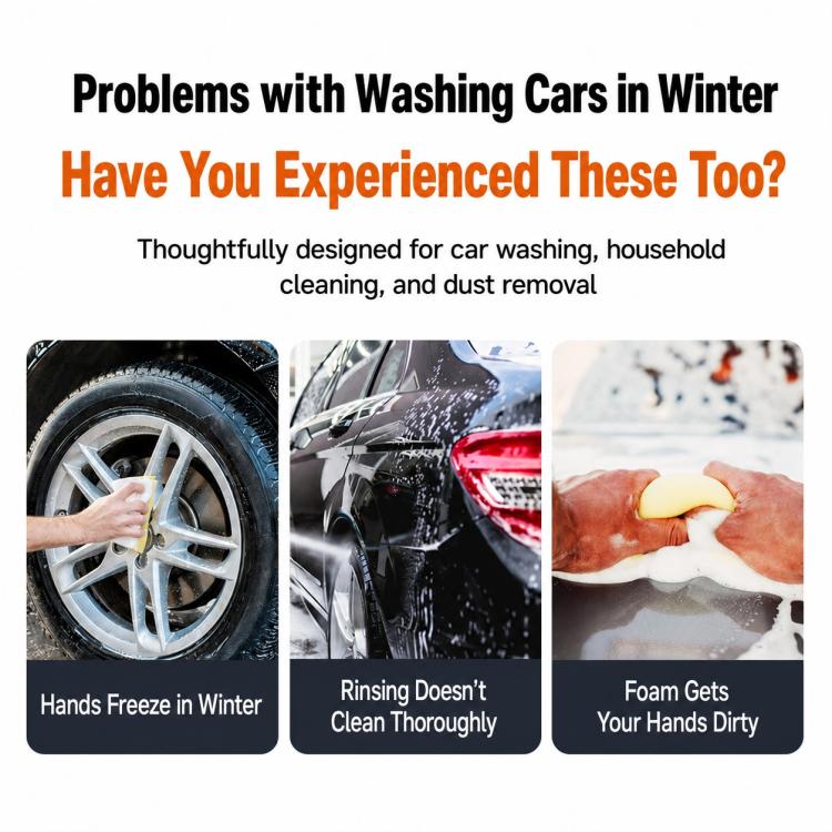 2 in 1 Detachable Car Cleaning Brushes  Window Wipers, Standard, Upgraded