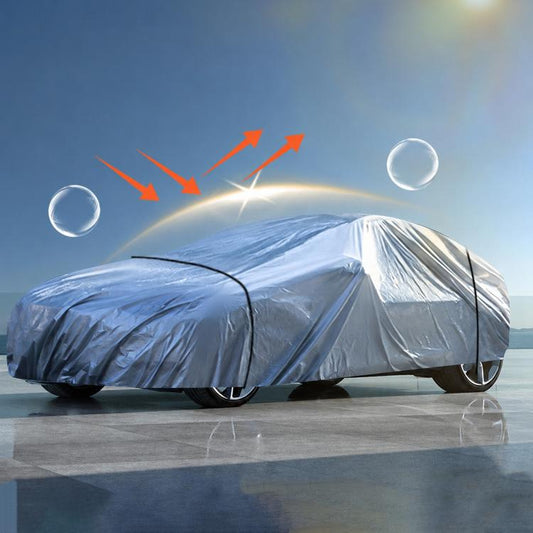 PE Anti-Dust Waterproof Sunproof Car Cover, S:400x160x120cm, M:430x160x120cm, L:480x175x120cm, XL:540x172x120cm, XXL:580x175x120cm, YL:480x175x150cm, YXL:540x175x150cm