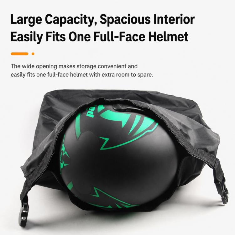 Riding Motorcycle Helmet Bag Large Capacity Anti-theft Storage Pack, Combination Lock