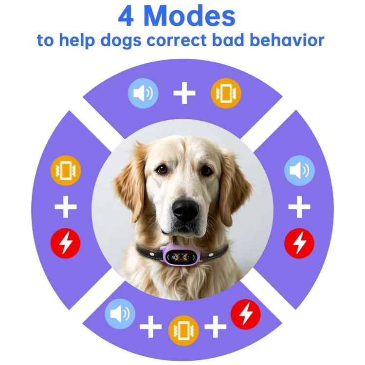 PaiPaitek PD215 AI Intelligent Anti Barking Dog Training Collar, PD215