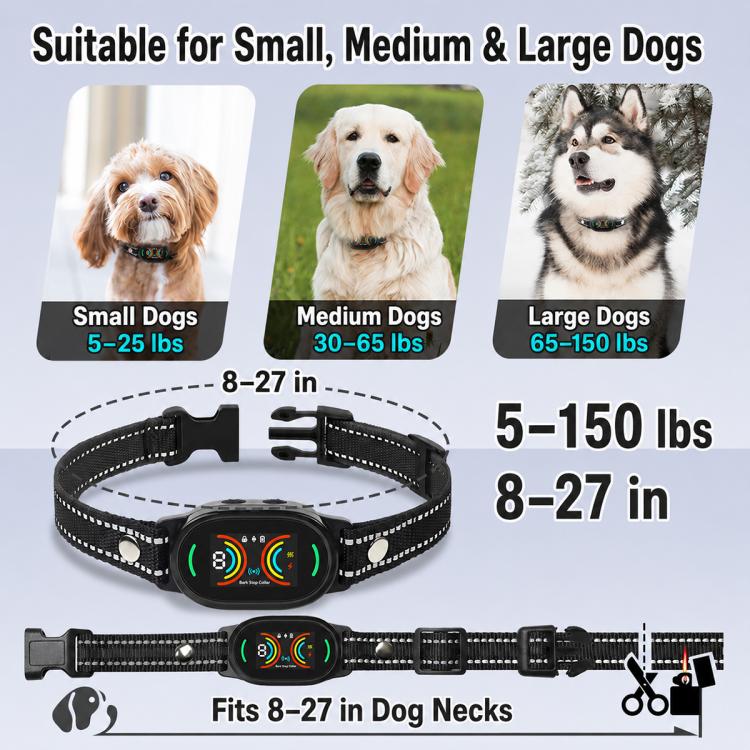 PaiPaitek PD215 AI Intelligent Anti Barking Dog Training Collar, PD215