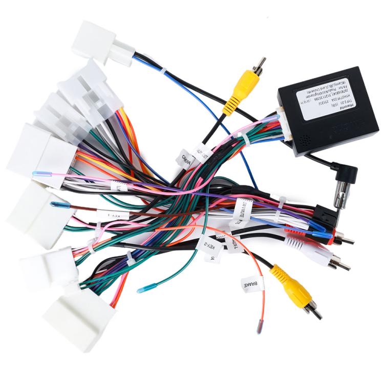 For Toyota Android Phone Large Screen Navigation Universal Power Speaker Cable, Entry-Level, High-Level
