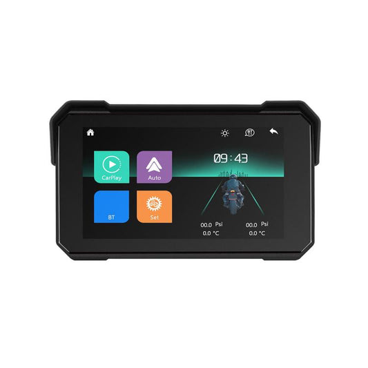 5 inch Motorcycle Wireless CarPlay and Android Auto Display Screen Navigator, Standard, with Tire Pressure Sensor