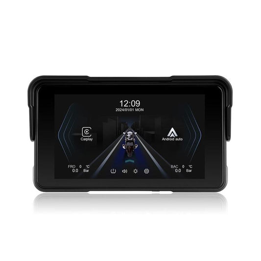 5 inch Landscape-oriented Motorcycle Wireless CarPlay and Android Auto Display Screen Navigator, Standard, with Tire Pressure Sensor