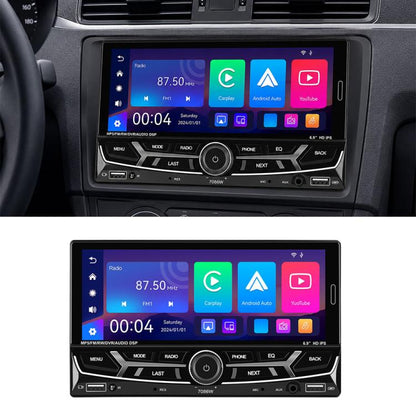 6.9 inch Car Wireless Carplay Dual Spindle MP5 Player, Standard, Standard+Reversing Camera