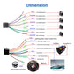 6.9 inch Car Wireless Carplay Dual Spindle MP5 Player, Standard, Standard+Reversing Camera