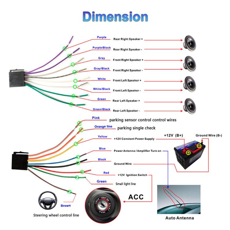 6.9 inch Car Wireless Carplay Dual Spindle MP5 Player, Standard, Standard+Reversing Camera
