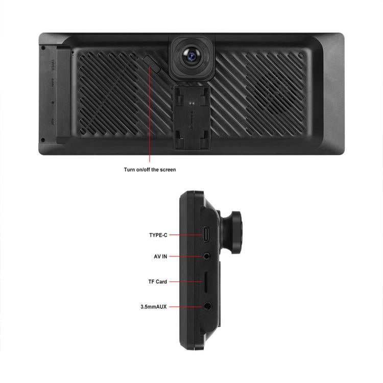 8.1 inch 2K Center CarPlay Auto Car Portable Navigation Screen, Standard, Standard+Reversing Camera
