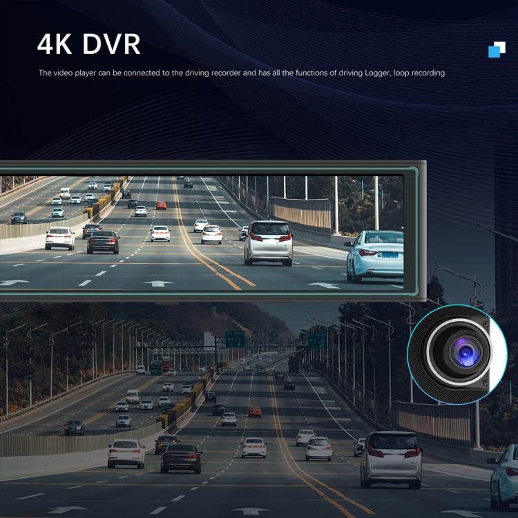 Car portable navigation screen with dash display and rearview camera lens