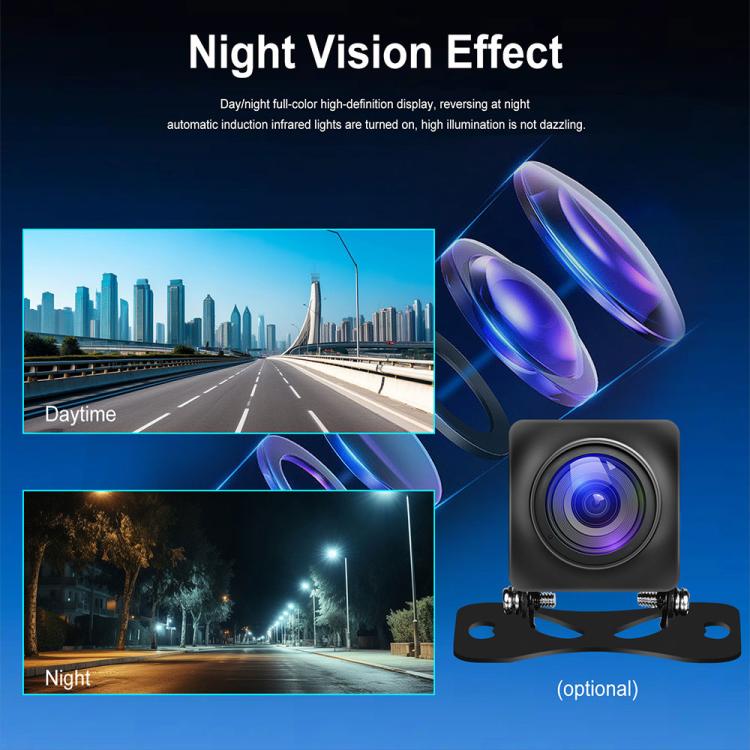 Rearview camera module for cars with night-vision effect (optional)