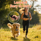 Portable handheld dog training remote with strap clip for easy carrying outdoors