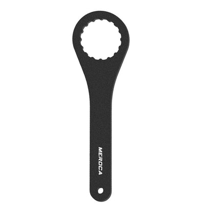 MEROCA black hollow crankset removal spanner wrench with single 16-notch socket end