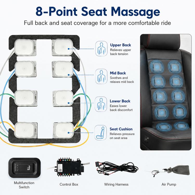 12V Car Seat Massage System