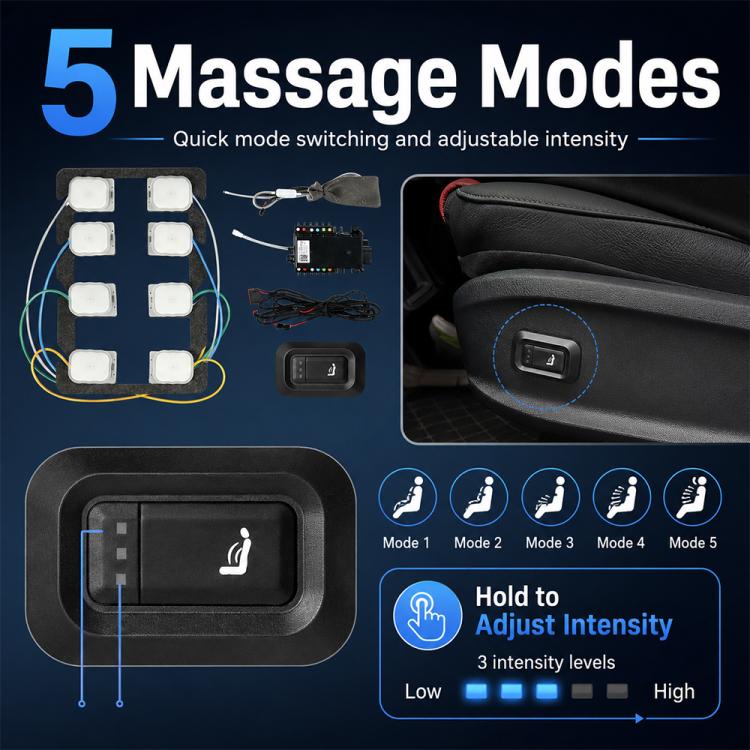 12V Car Seat Massage System