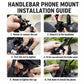 Motorcycle Phone Navigation Holder, CH11-Rearview Mirror, CH12-Handlebar