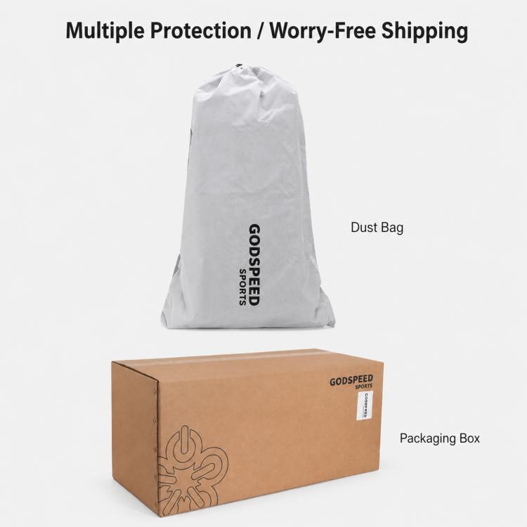 Tennis racket backpack dust bag and shipping box set